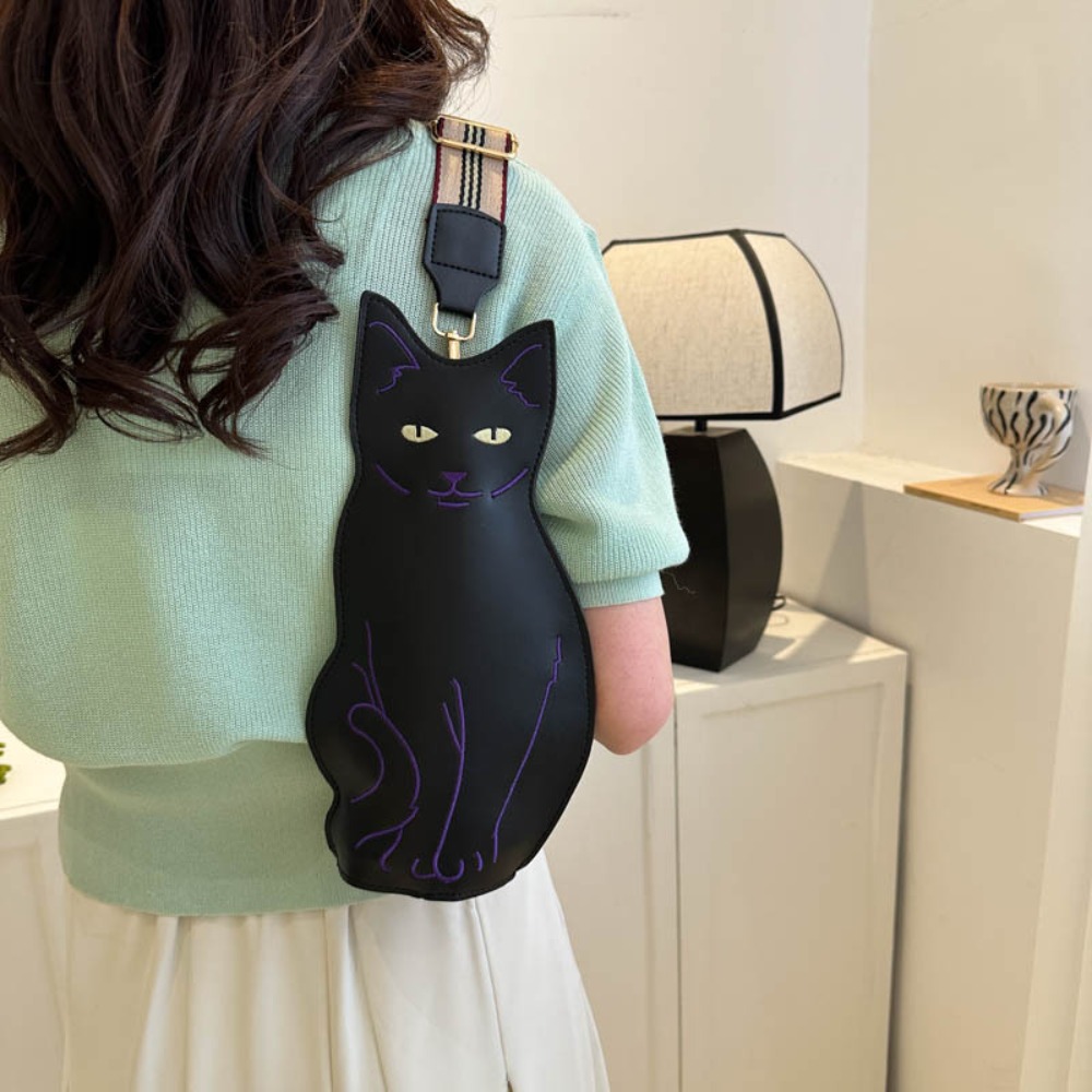 Women Bags Trend 2025 - Bolso de hombro con bonito gato