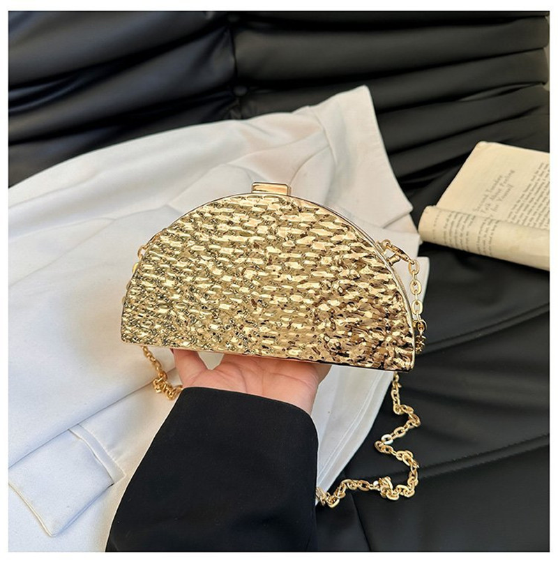 Women Bags Golden - Bolsos de noche dorados de lujo