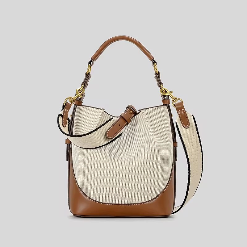 Women Bags Zara - Bolso tipo cubo de lona con