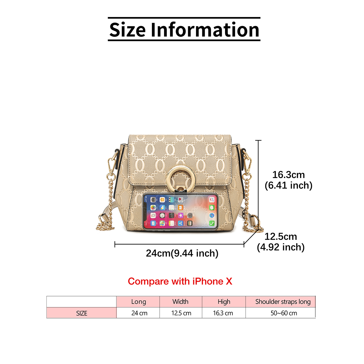 FOXER, bolso de hombro de marc - Women Bags Golden reseña y precio