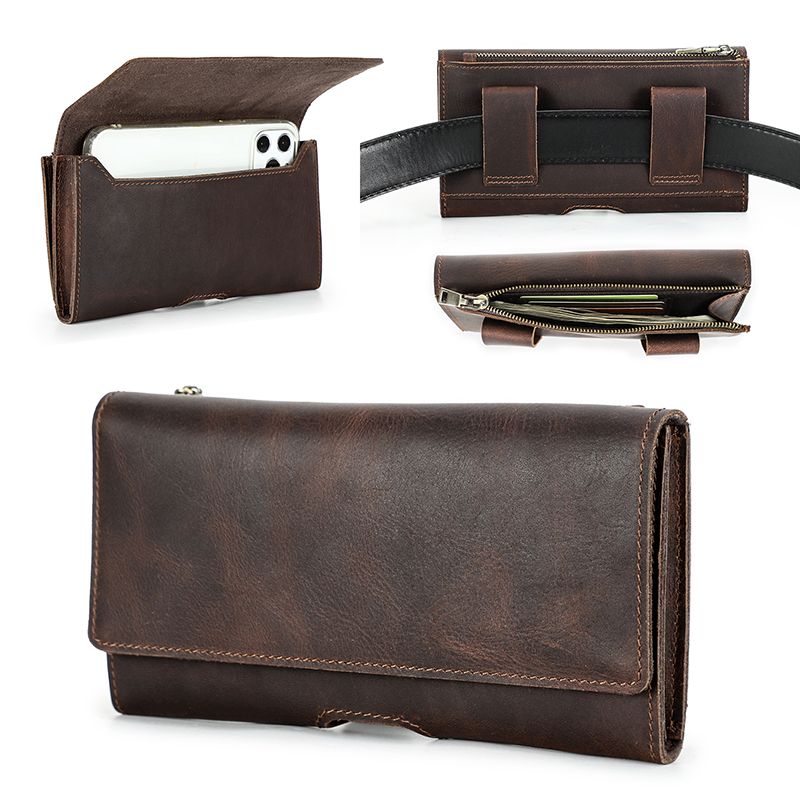 Riñonera de cuero de vaca para - Saddle Bag Leather reseña y precio
