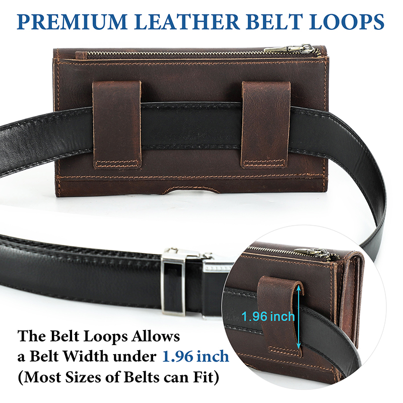Riñonera de cuero de vaca para - Saddle Bag Leather reseña y precio