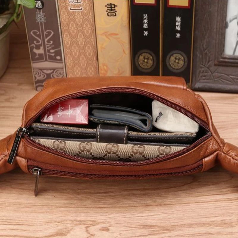 Riñonera de Cuero Genuino para - Saddle Bag Leather reseña y precio