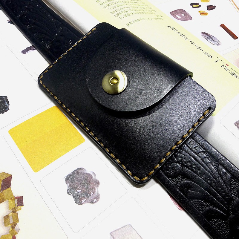 Blongk-riñonera de cuero genui - Saddle Bag Leather reseña y precio