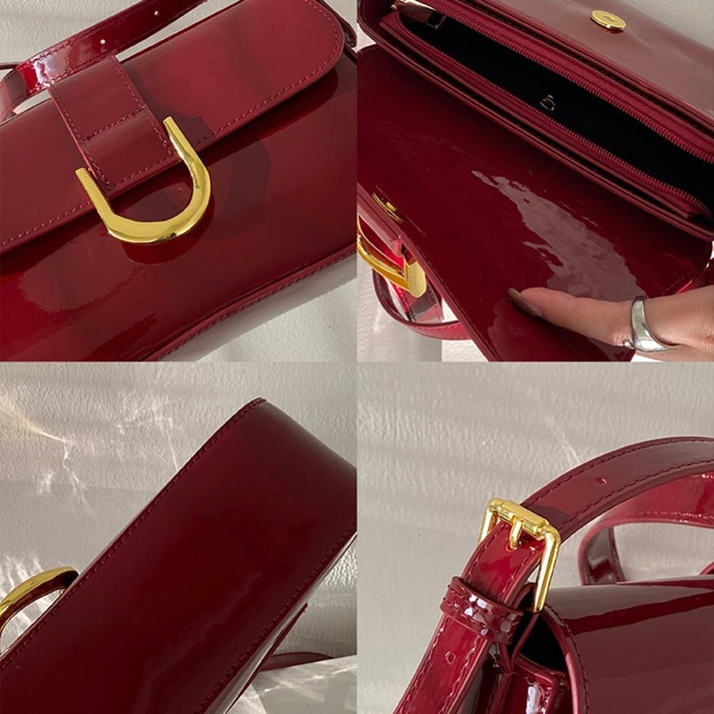 Bolso cruzado clásico de cuero - Women Bags Zara reseña y precio