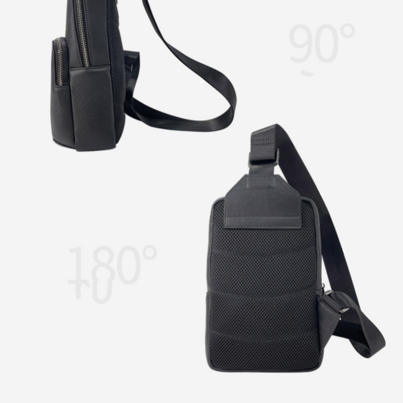 Bolso de pecho de cuero Real p - Saddle Bag Leather reseña y precio