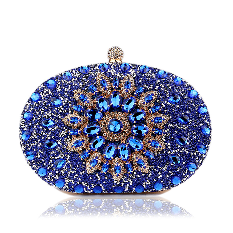 Bolso de mano de cristal de di - Women Bags Golden reseña y precio