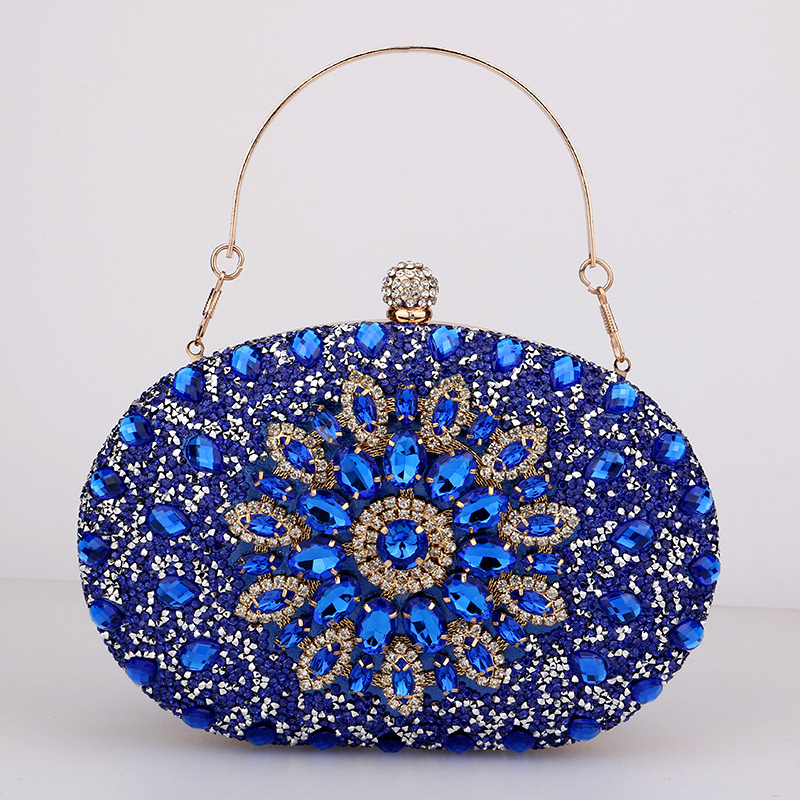 Bolso de mano de cristal de di - Women Bags Golden reseña y precio