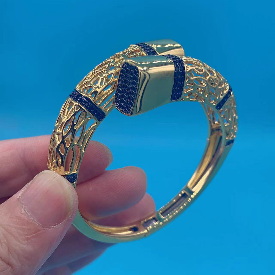 Zlxgirl-brazalete de Color dor - Women Bags In Dubai reseña y precio