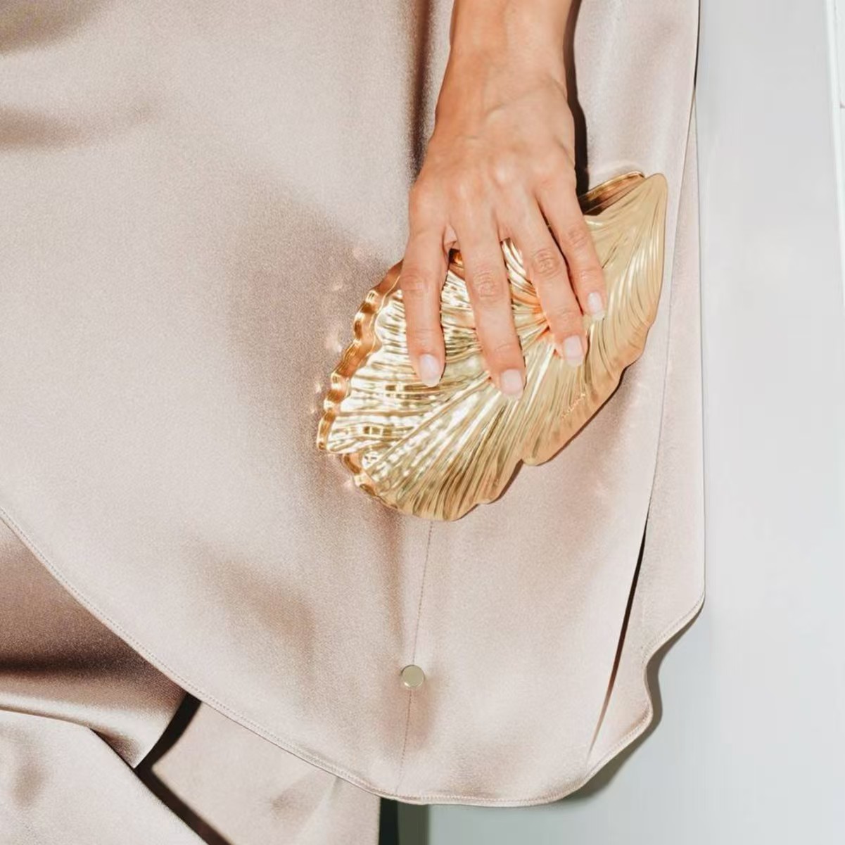 Bolso de Mano de Lujo Dorado c - Women Bags Golden reseña y precio