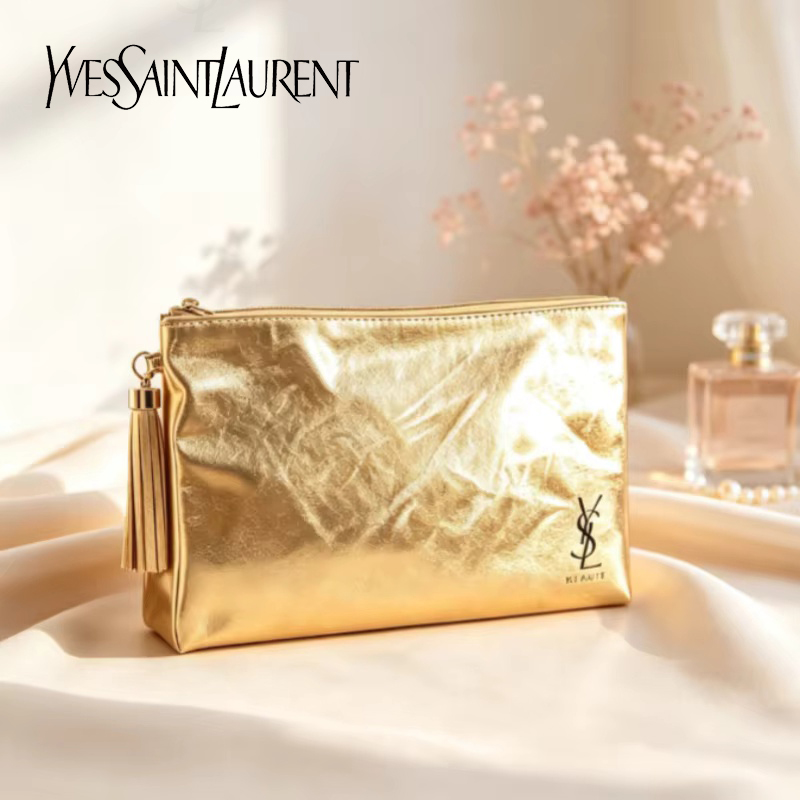 Bolsa de Cosméticos Dorada YSL - Women Bags Golden reseña y precio