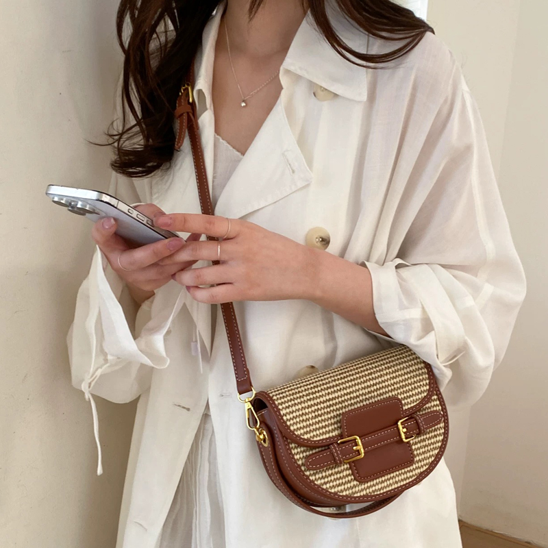 Mini bolsas de sillín de paja  - Saddle Bag Leather reseña y precio