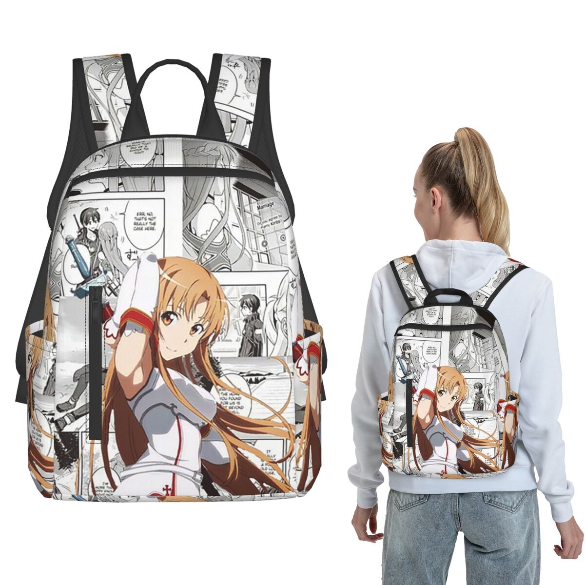 Mochila de anime Sword Art Onl - Women'S Bag Online reseña y precio