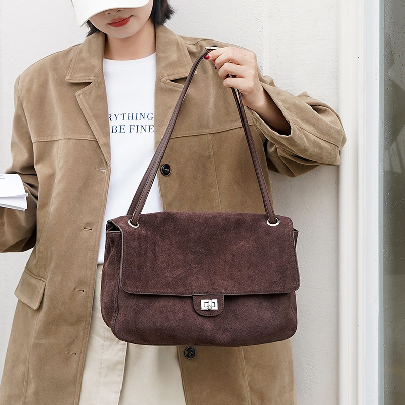 Bolso de Hombro de Cuero Gamuz - Women Bags For Work reseña y precio