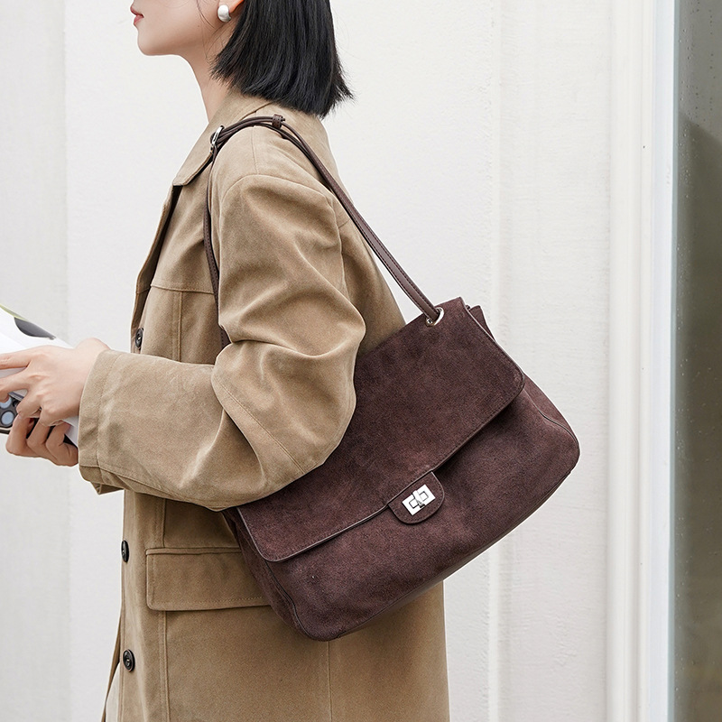 Bolso de Hombro de Cuero Gamuz - Women Bags For Work reseña y precio