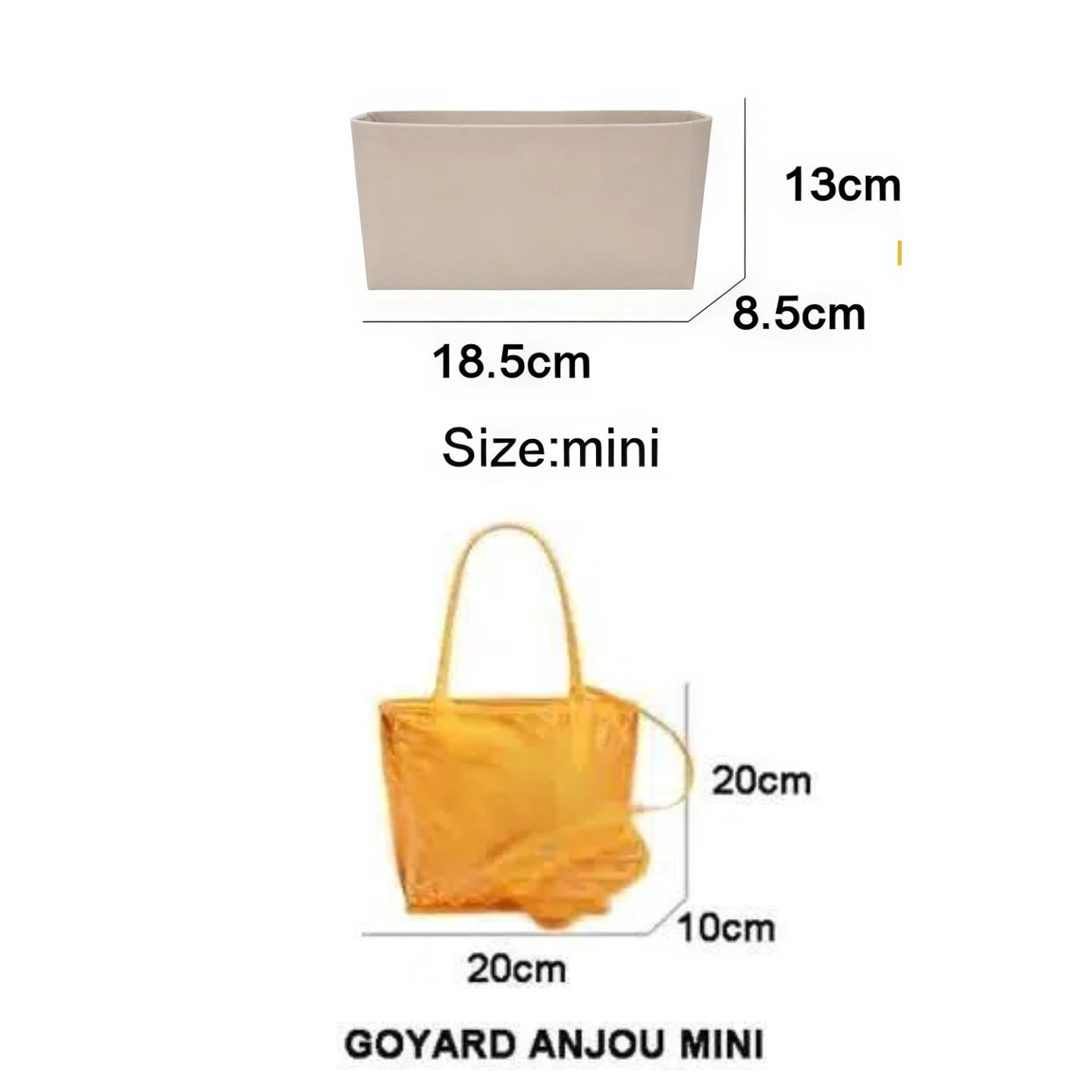 Bolsa de fieltro para organiza - Women Bags Goyard reseña y precio